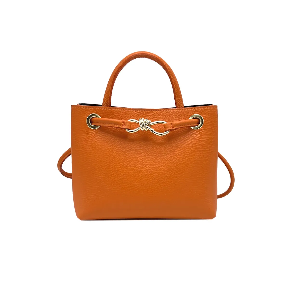 Genuine leather shoulder bag, Made in Italy, art. 112576