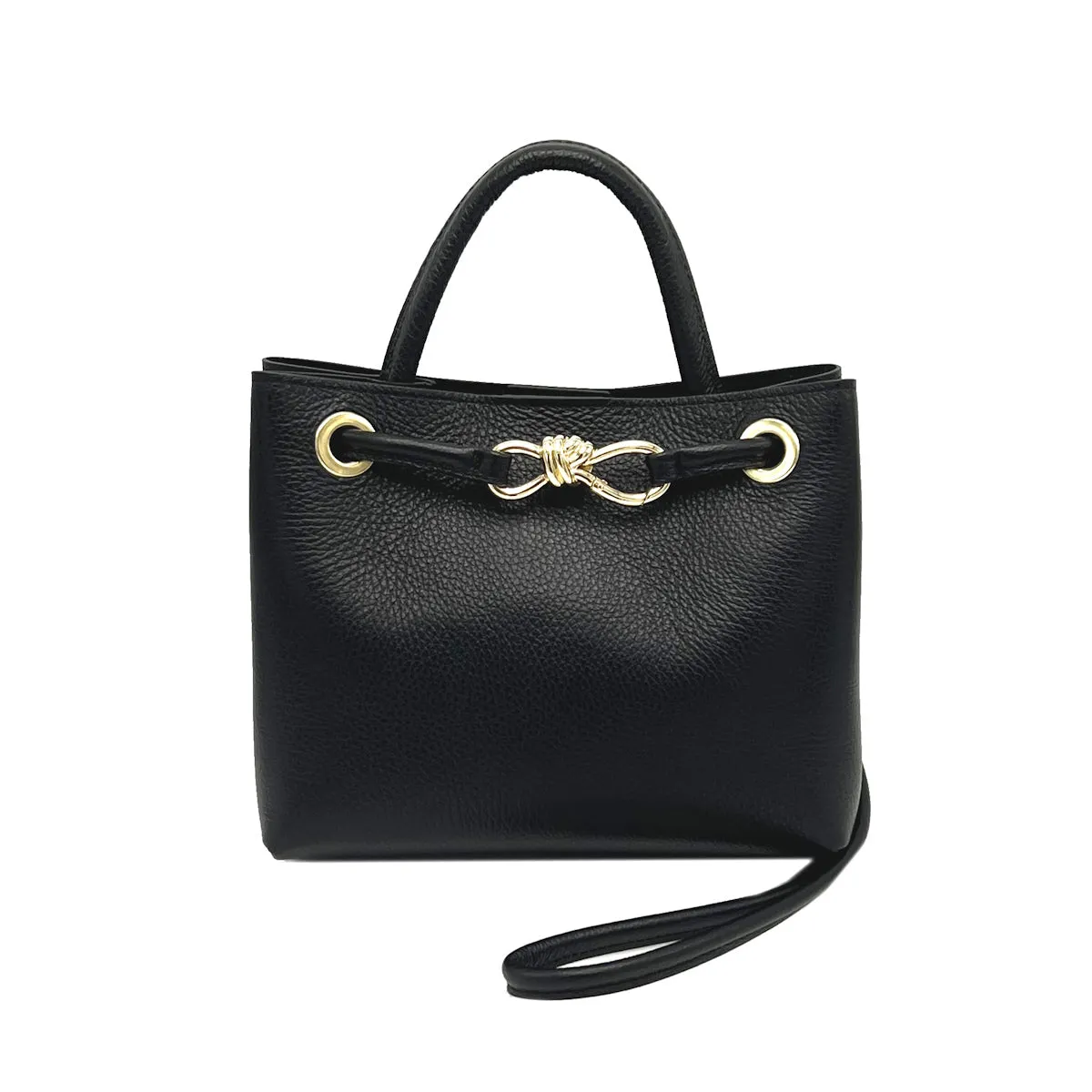Genuine leather shoulder bag, Made in Italy, art. 112576