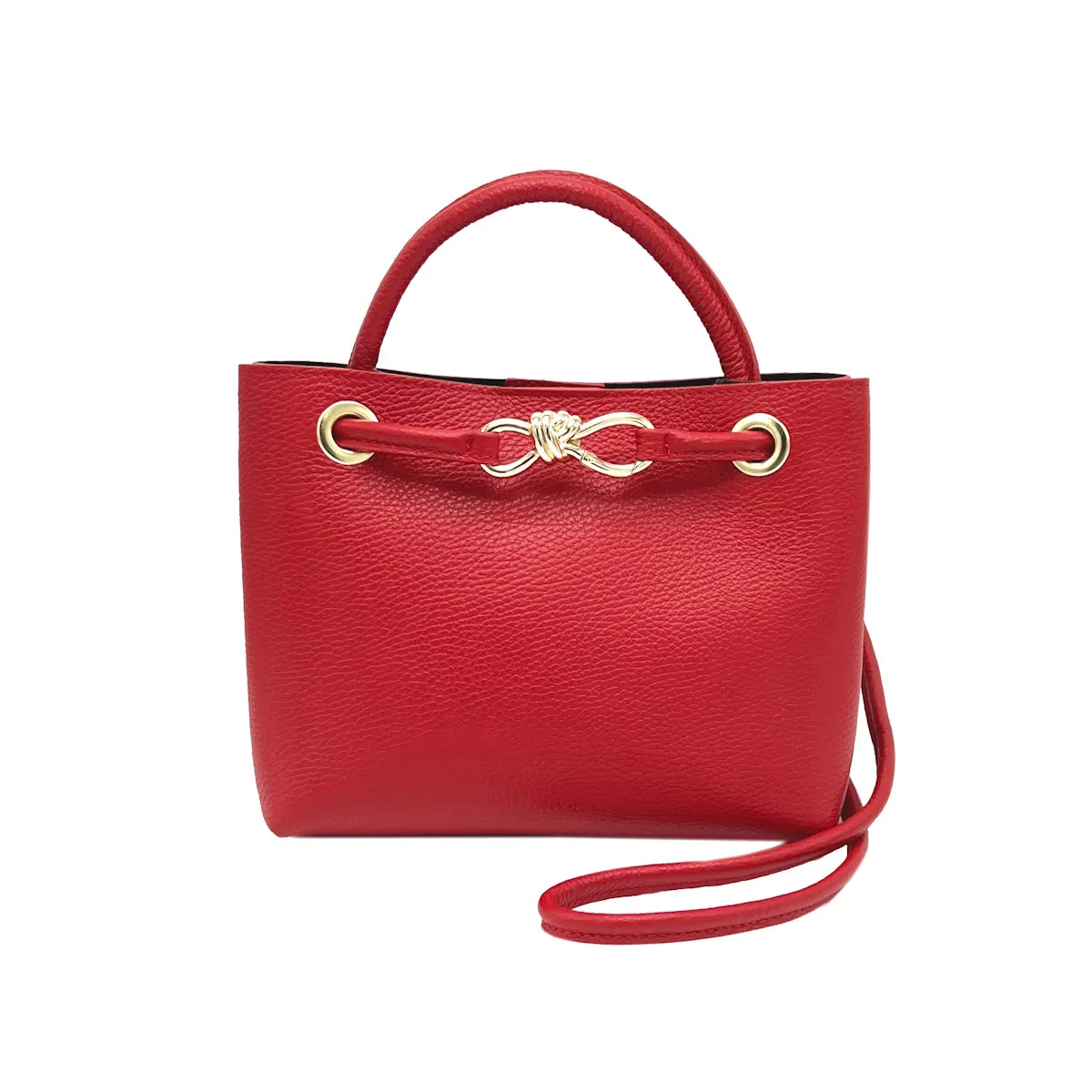 Genuine leather shoulder bag, Made in Italy, art. 112576