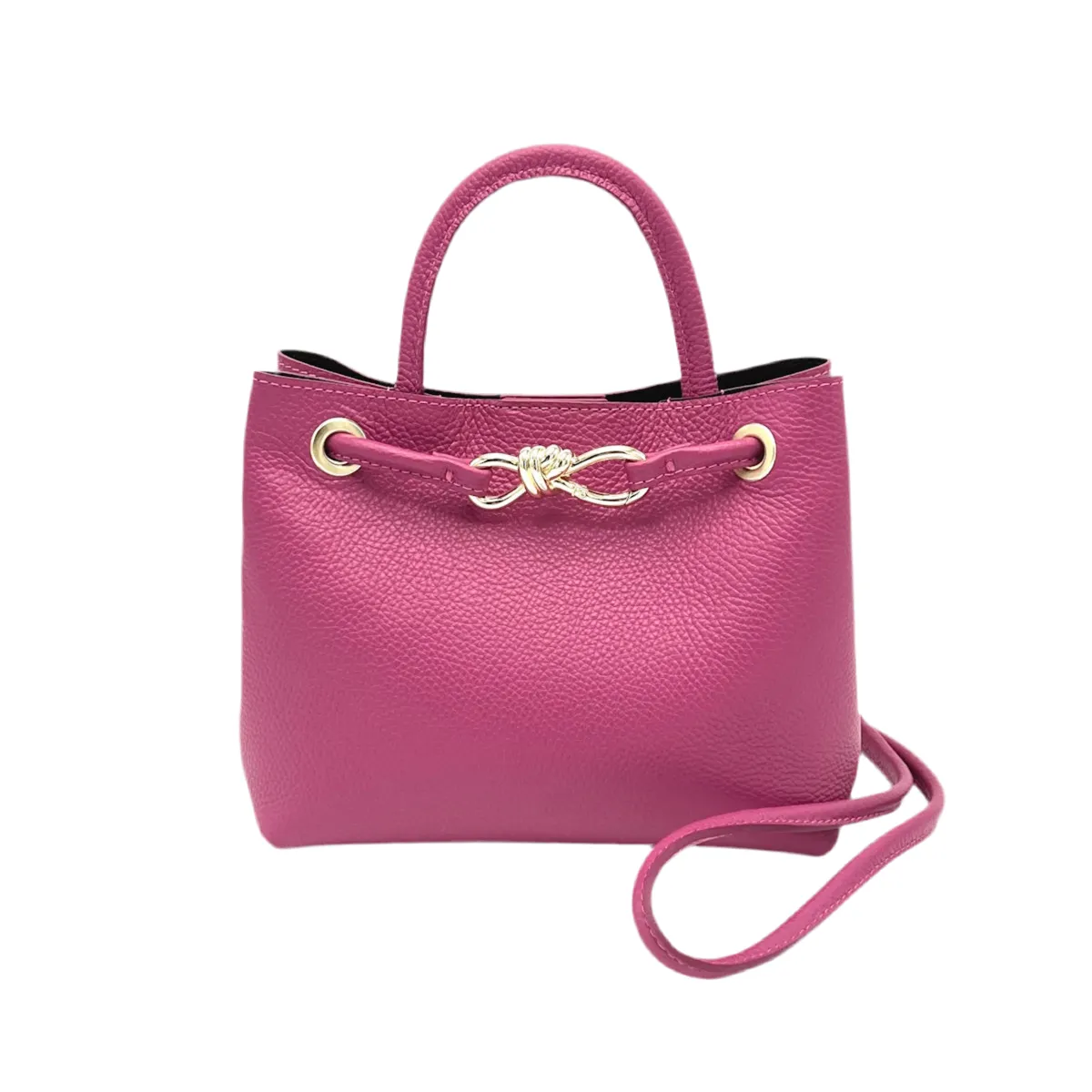 Genuine leather shoulder bag, Made in Italy, art. 112576