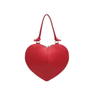 Genuine leather shoulder bag, Made in Italy, art. 112587