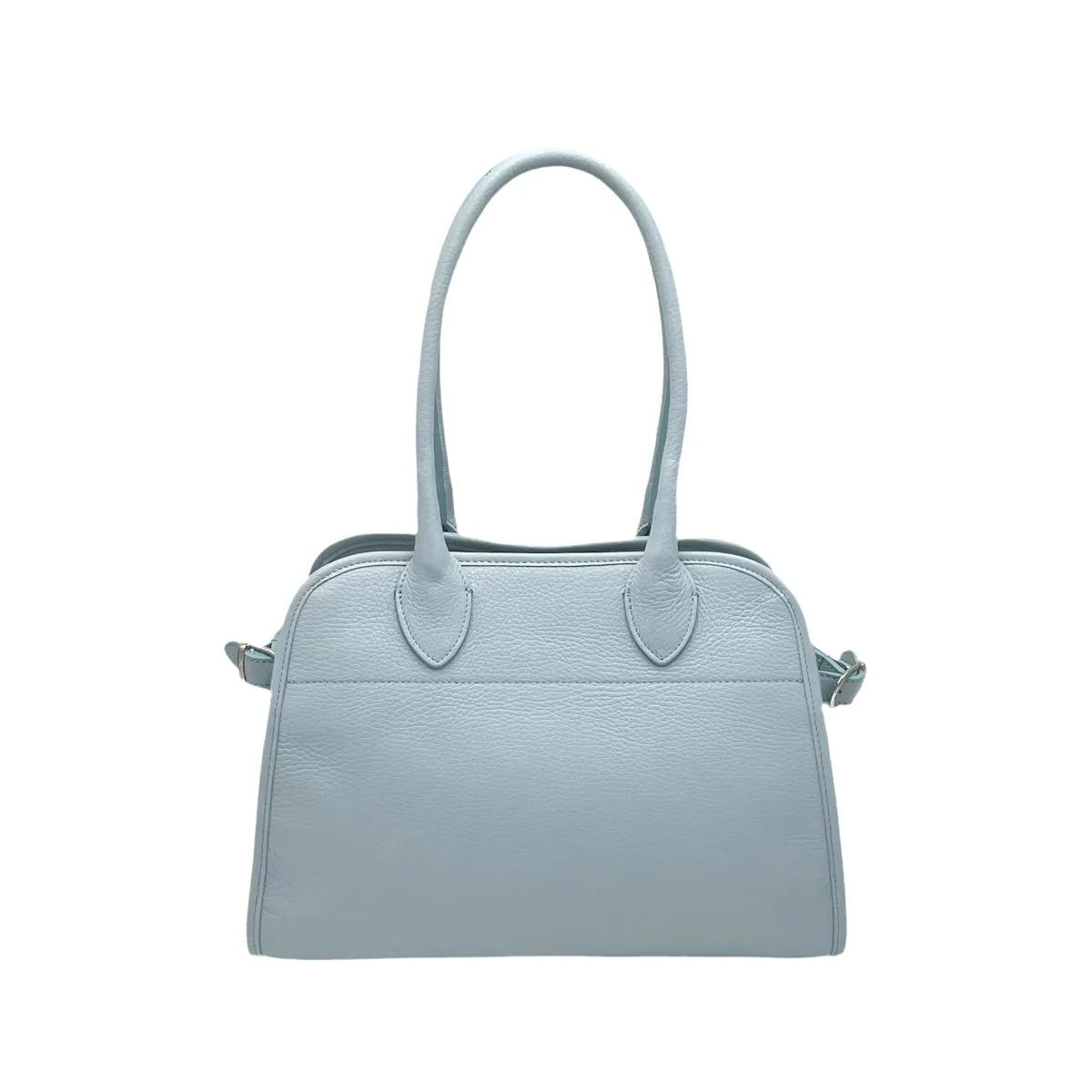 Genuine leather shoulder bag, Medium size, Made in Italy, art. 112508