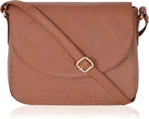 Genuine Leather Shoulder Crossbody Purse For Women with Adjustable Strap, Mobile Pocket & Outside & Inside Zipper