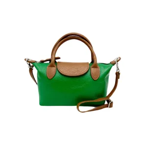 Genuine leather small shoulder bag, Made in Italy, art. 112580