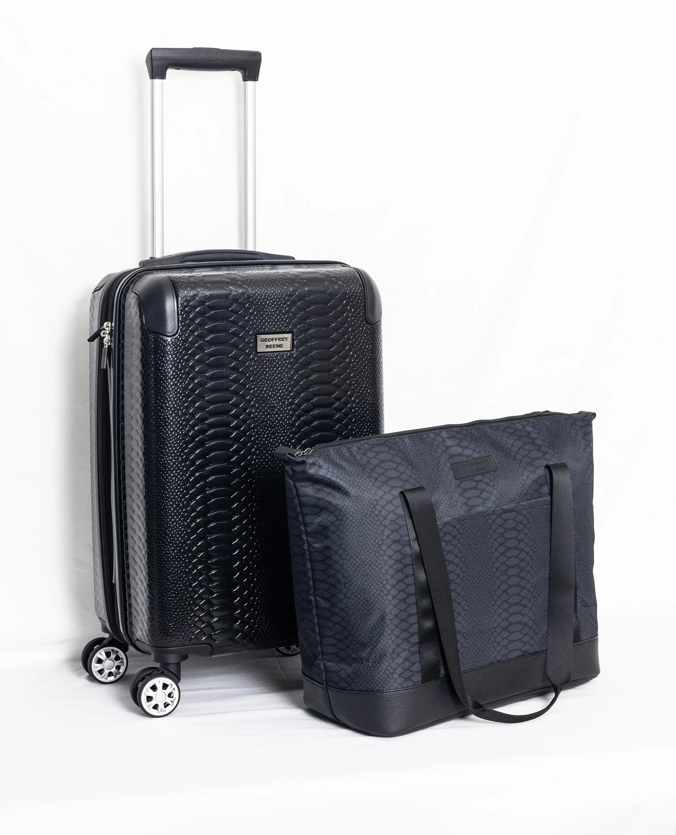 Geoffrey Beene Embossed Snakeskin 2 Pc Set