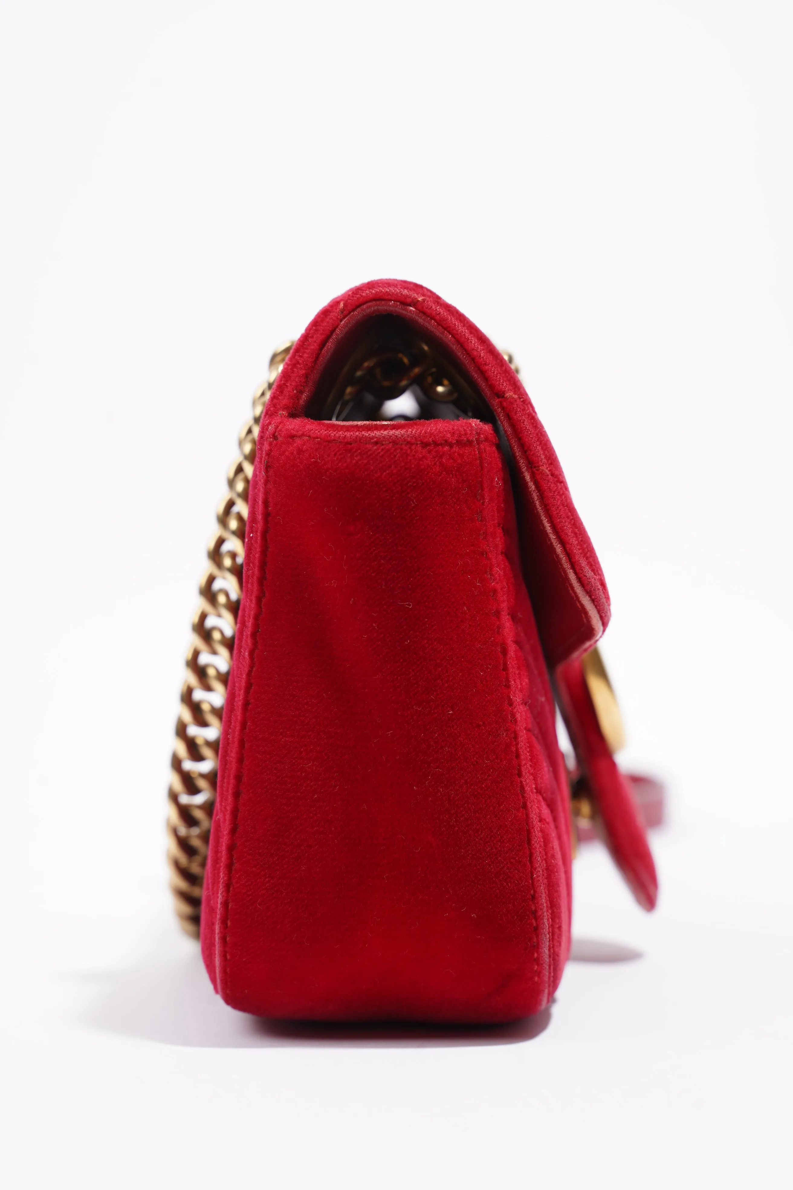 GG Marmont Bag Red Velvet Mini
