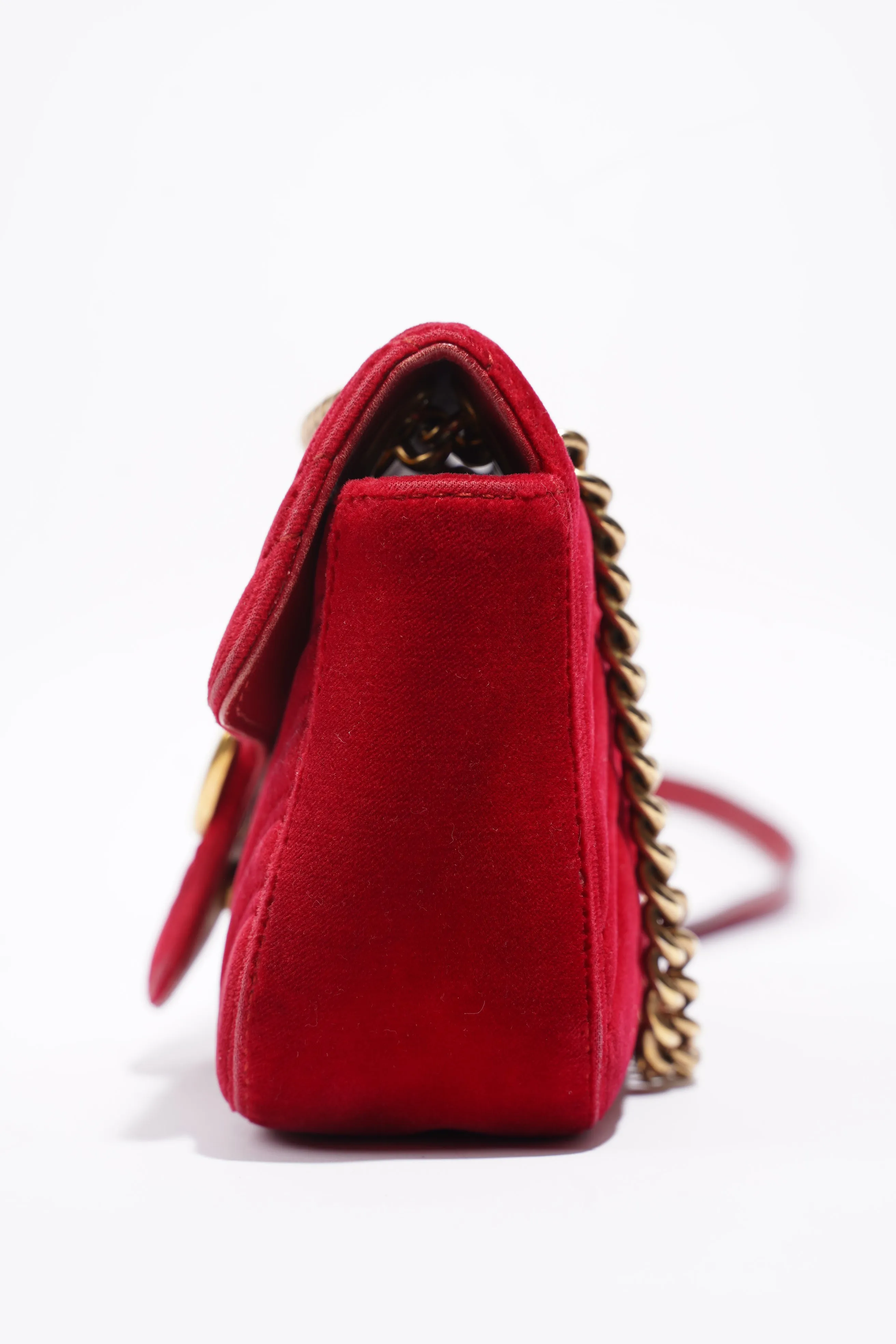 GG Marmont Bag Red Velvet Mini