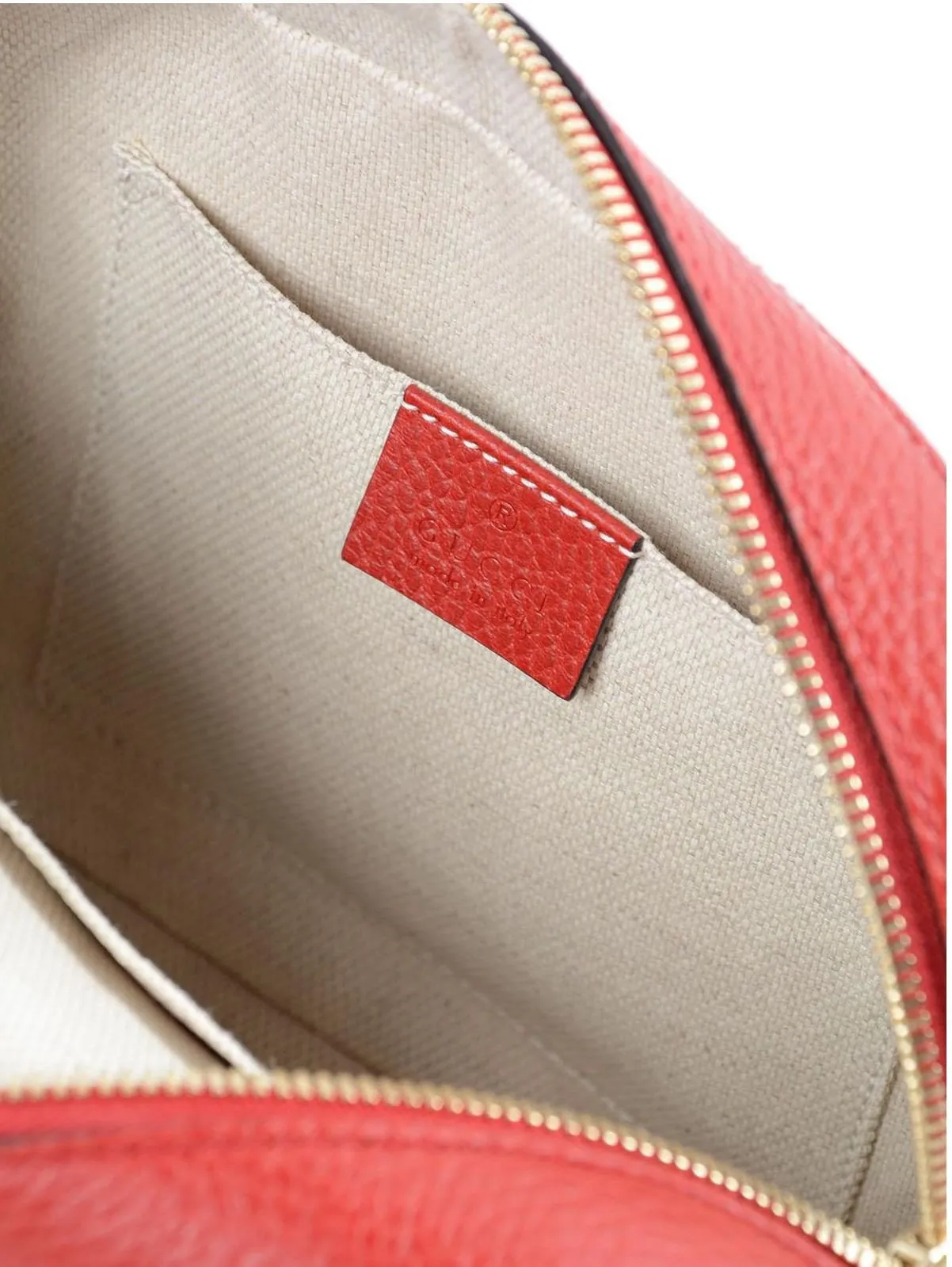 GG Soho Leather Shoulder Bag - (Red, Pink or Navy Blue)