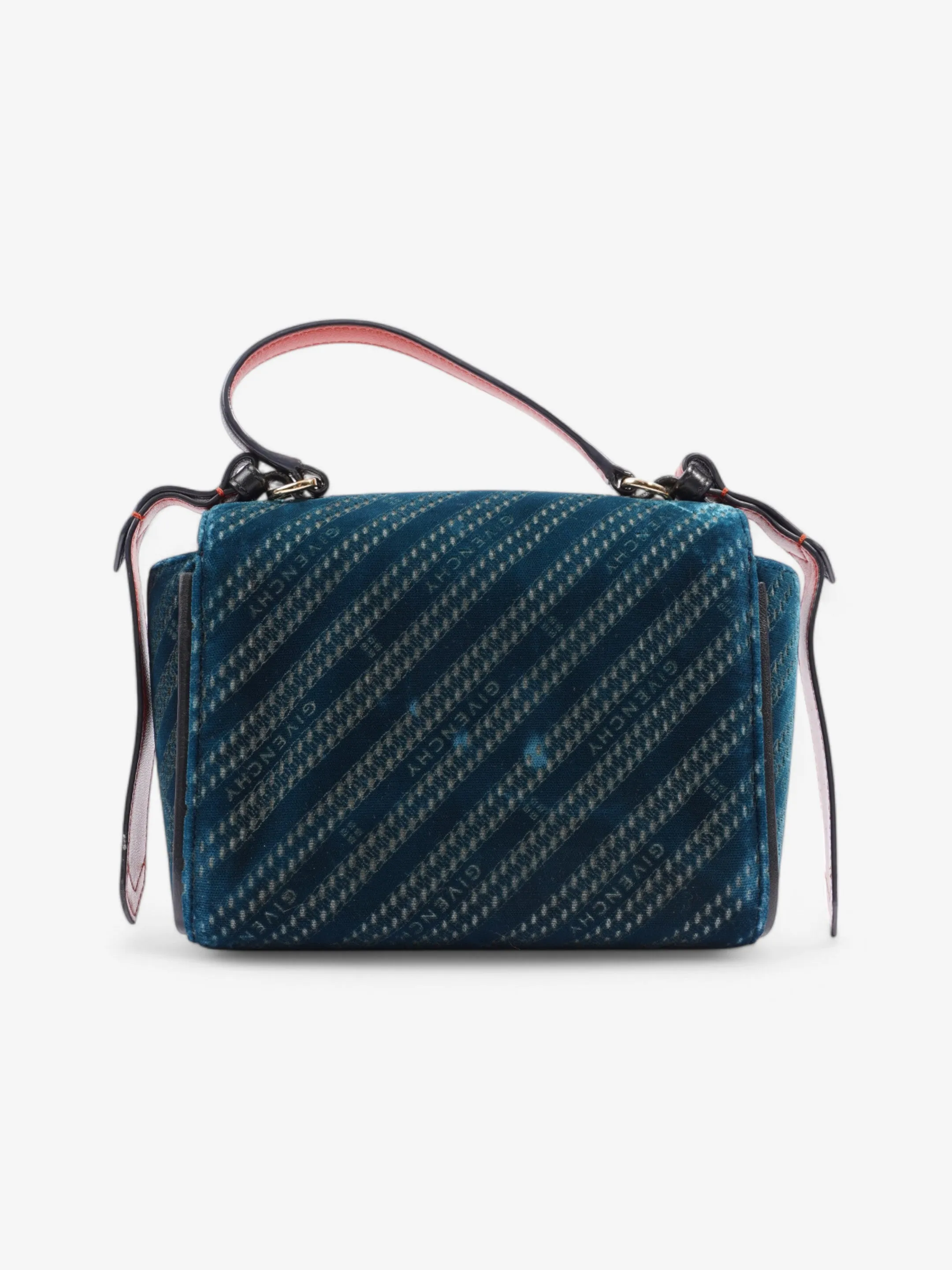 Givenchy Eden Flap Bag Blue Lasered Velvet Mini