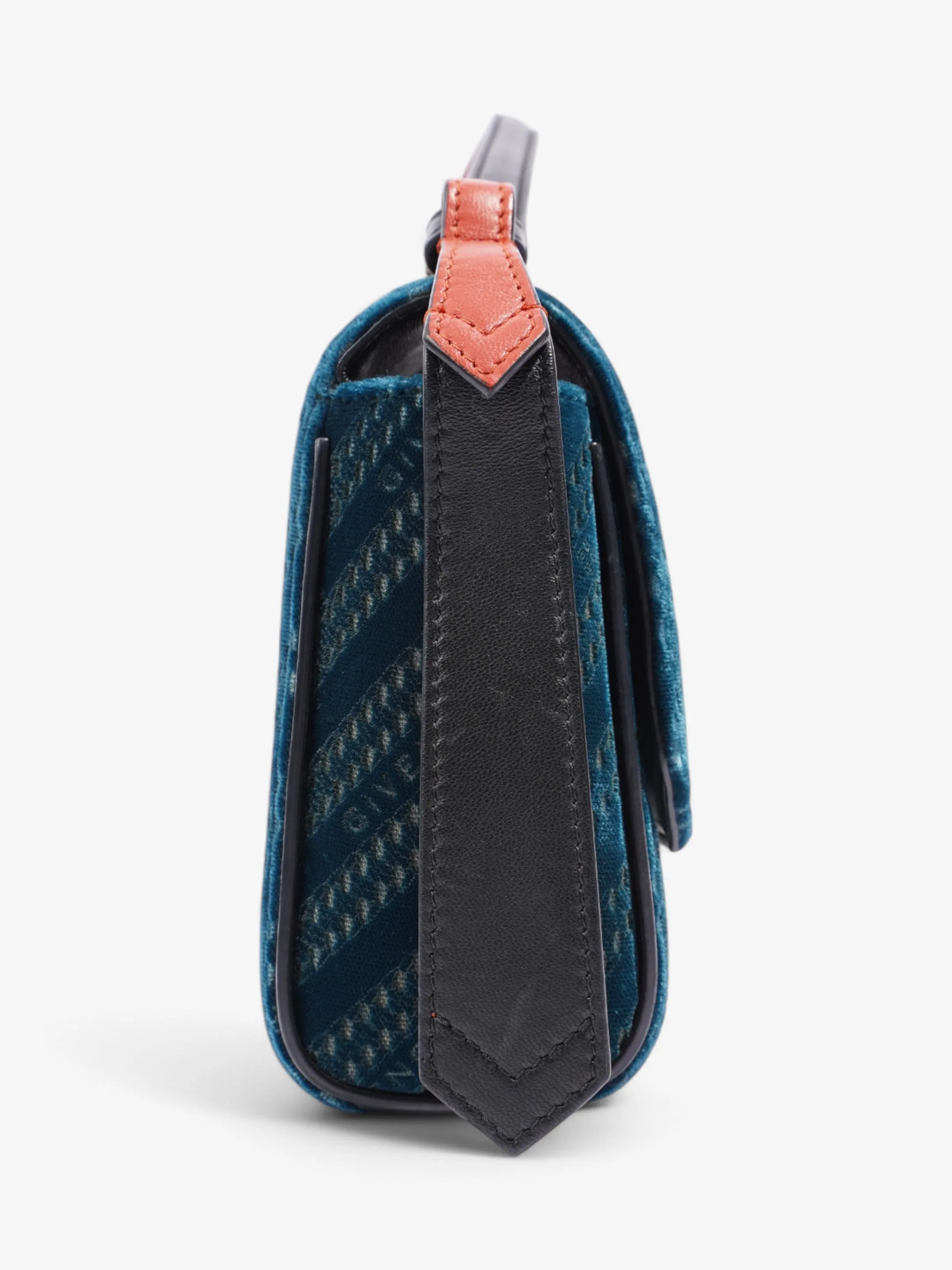 Givenchy Eden Flap Bag Blue Lasered Velvet Mini