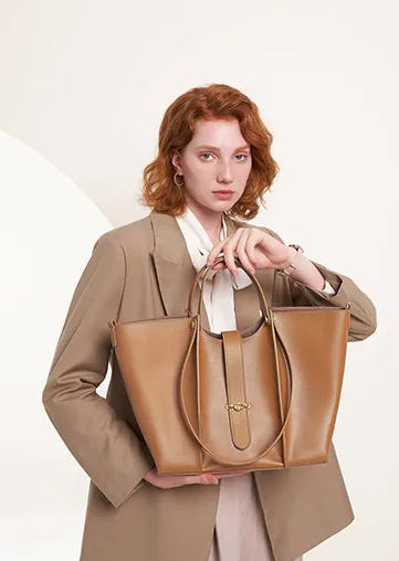 Glamour Leather Tote Bag