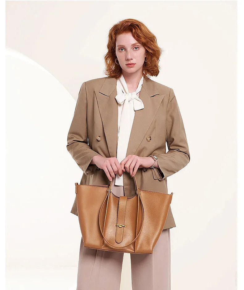 Glamour Leather Tote Bag