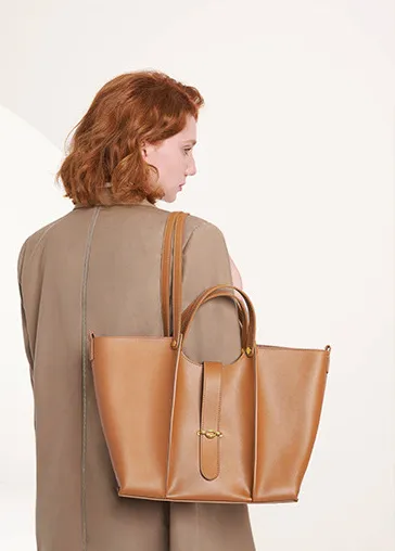 Glamour Leather Tote Bag