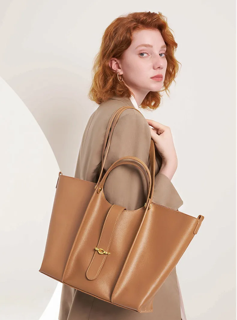 Glamour Leather Tote Bag