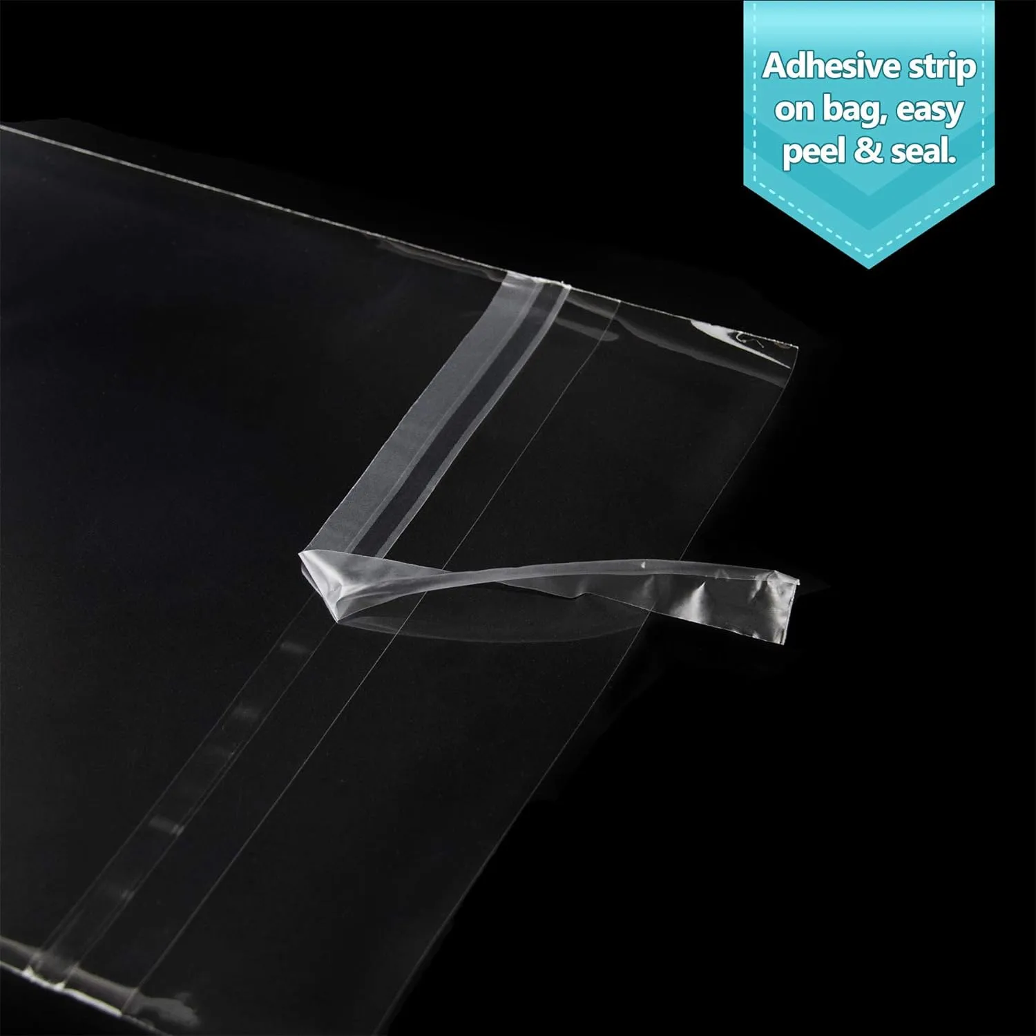 Golden State Art, 100 Pack 18 3/8x24 1/8 Crystal Clear Bag for 18x24 Art Prints, Photos & mat Mattes