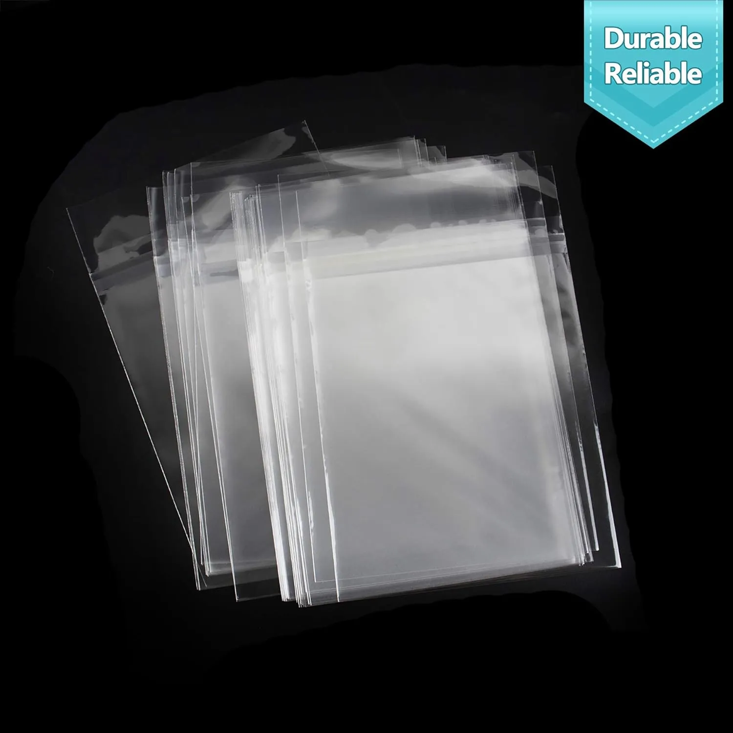 Golden State Art, 100 Pack 18 3/8x24 1/8 Crystal Clear Bag for 18x24 Art Prints, Photos & mat Mattes