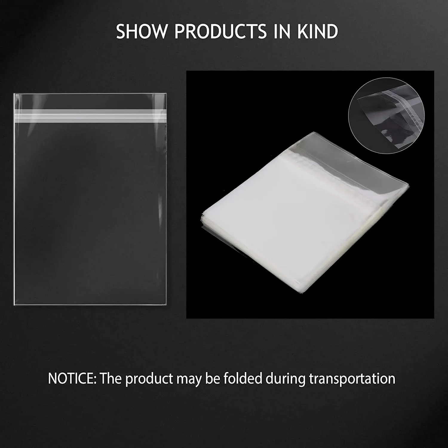 Golden State Art, 50 Pack Clear Bags for 18x24 Mats, Pictures, Acid-Free, 18 7/16" x 24 3/16"