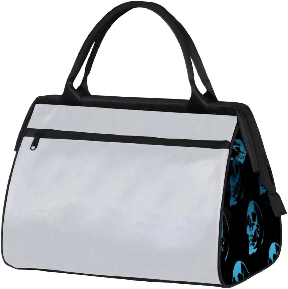 Gothic Skull Travel Duffel Bag Sports Travel Duffel Bag Waterproof Durable Large Gym Tote Bag Weekender Overnight Bag for Women Travel Gym Yoga