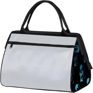Gothic Skull Travel Duffel Bag Sports Travel Duffel Bag Waterproof Durable Large Gym Tote Bag Weekender Overnight Bag for Women Travel Gym Yoga