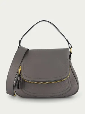 Grain Leather Jennifer Medium Double Strap Bag