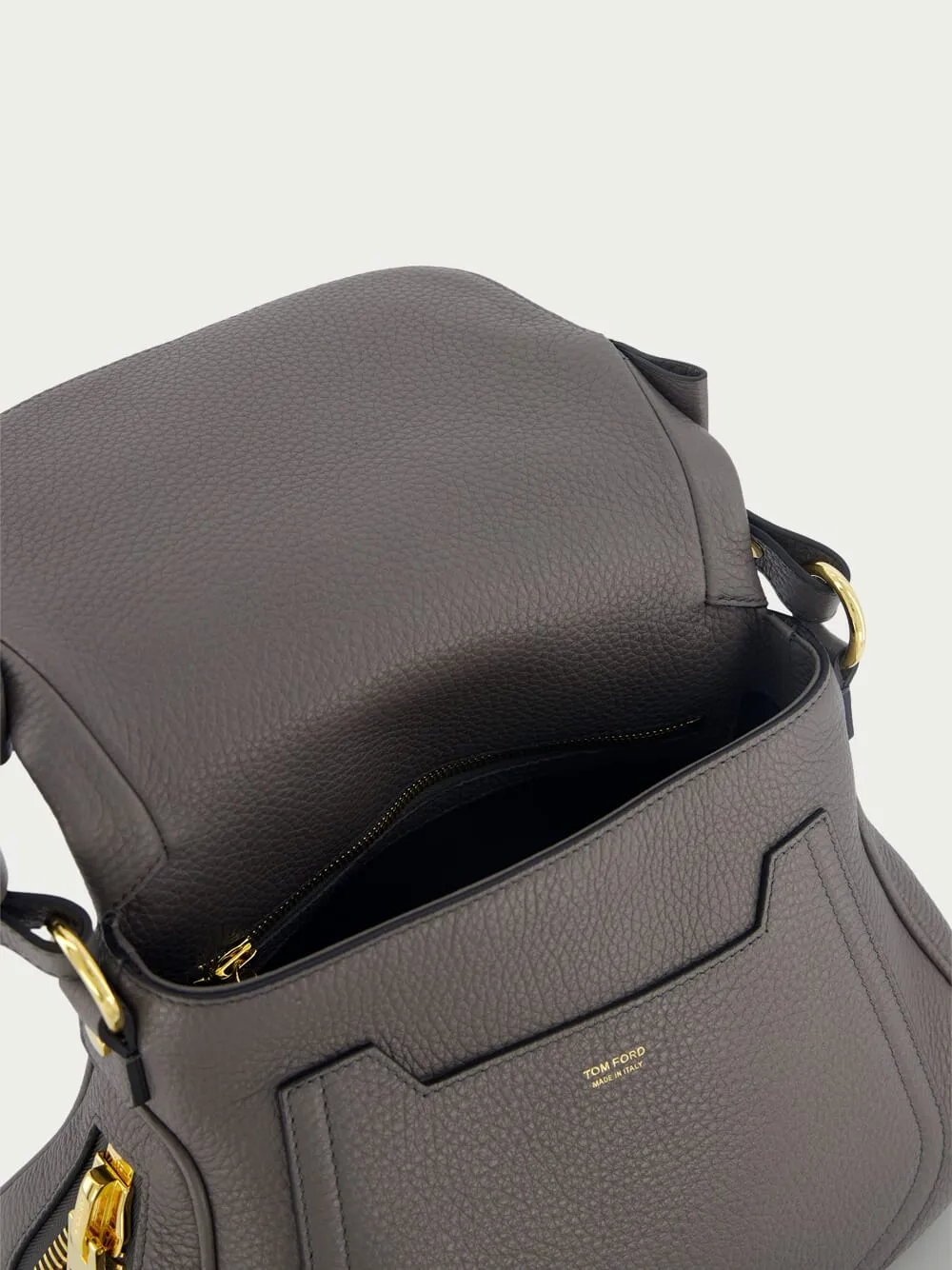Grain Leather Jennifer Medium Double Strap Bag