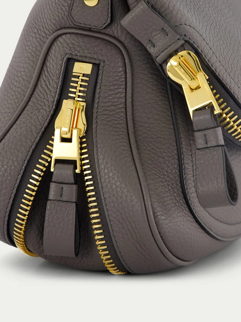 Grain Leather Jennifer Medium Double Strap Bag