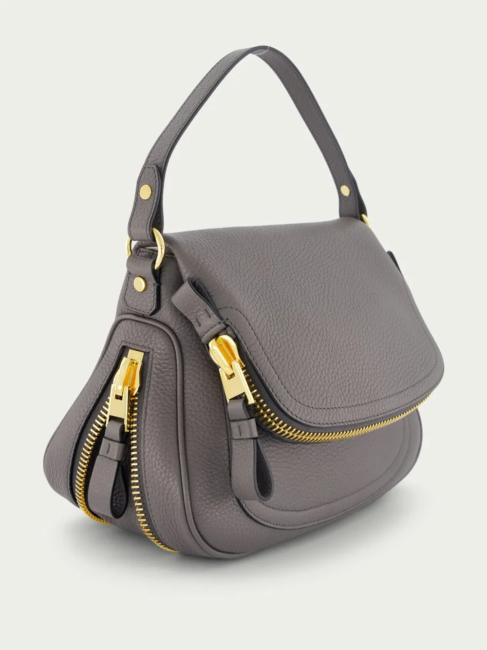 Grain Leather Jennifer Medium Double Strap Bag