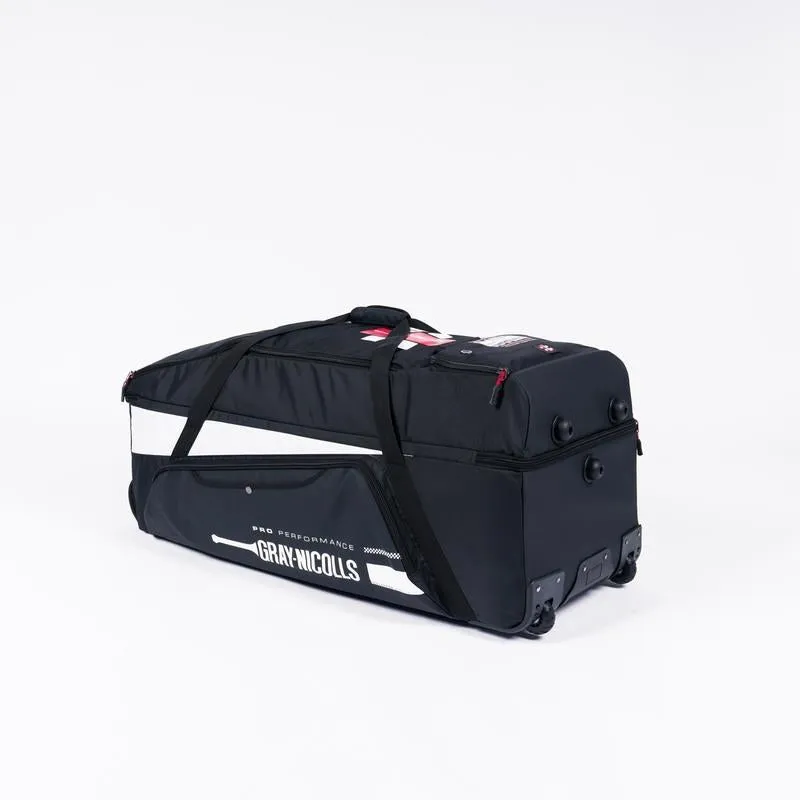 Gray-Nicolls Classic Pro Performance Cricket Wheelie Bag 2025 Black