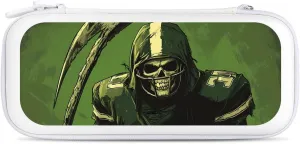 Grim Reaper U.S. Irish Football Compatible with Switch Carrying Case Hard Travel Game Bag Pouch with 15 Games Accessories