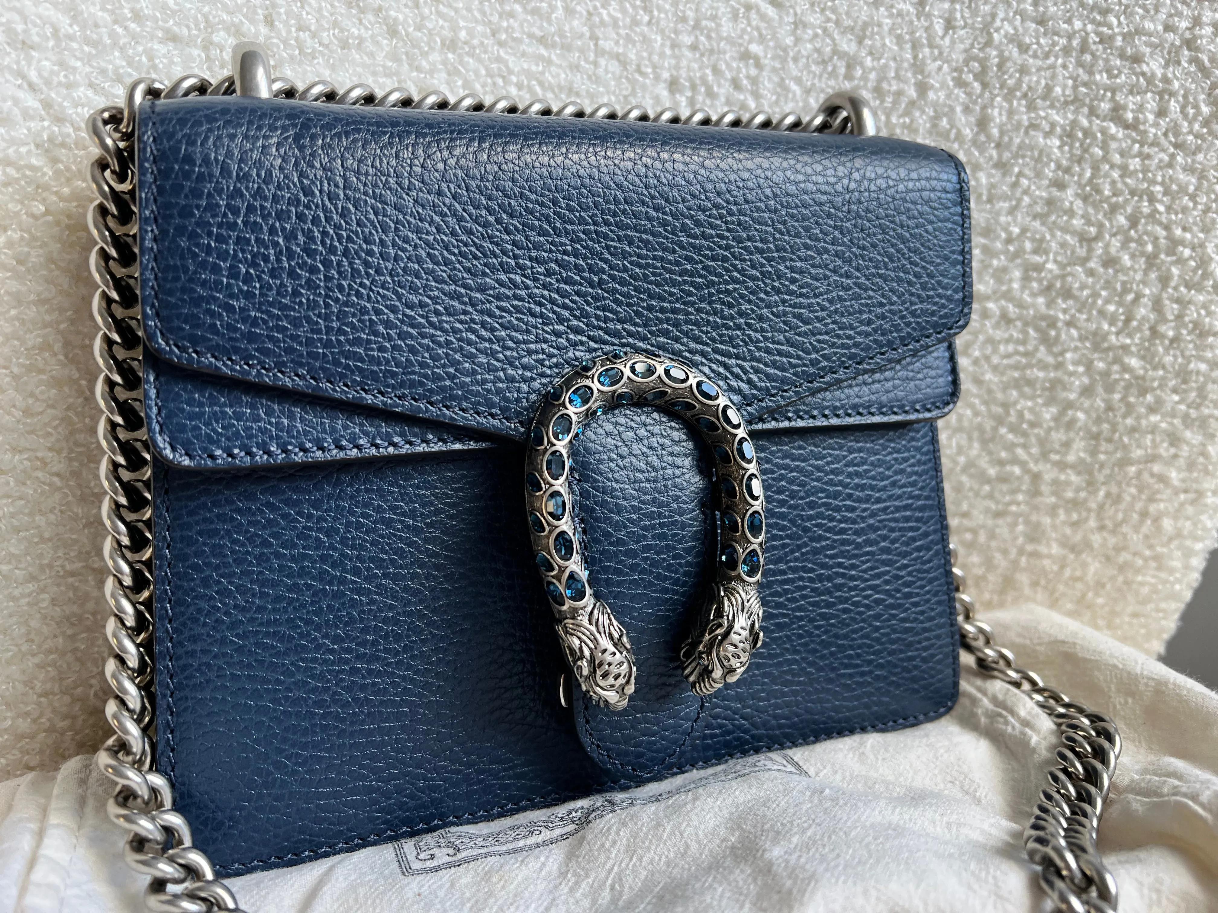 Gucci Dionysus Navy Blue Mini Bag (RRP £2050)