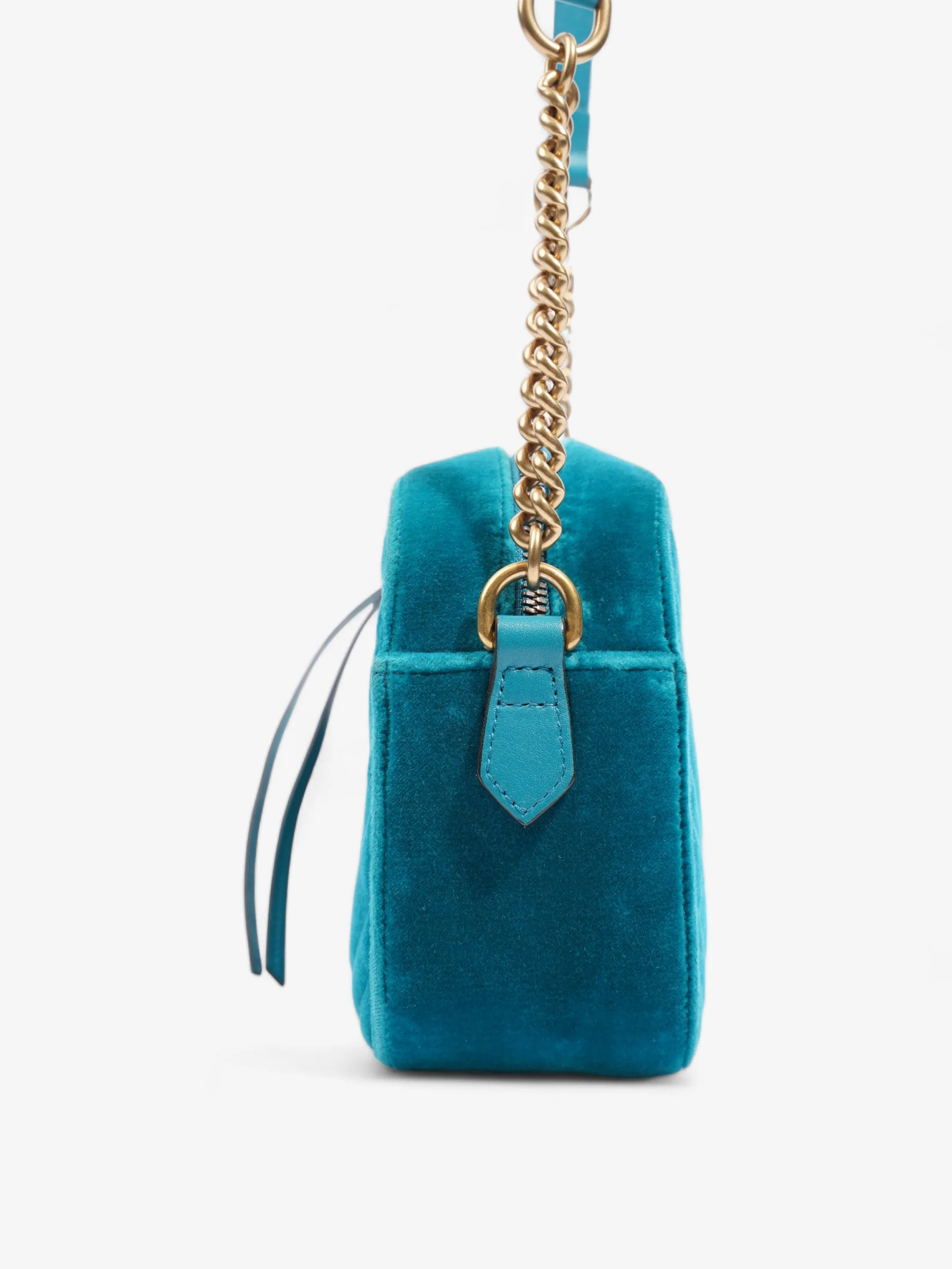 Gucci GG Marmont Blue Velvet Small