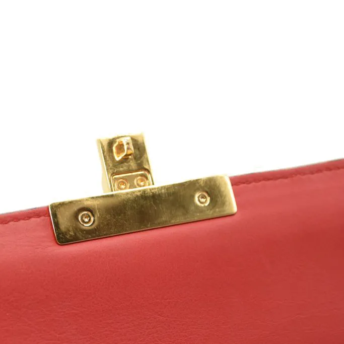 GUCCI GG Supreme Blooms Medium Padlock Shoulder Bag