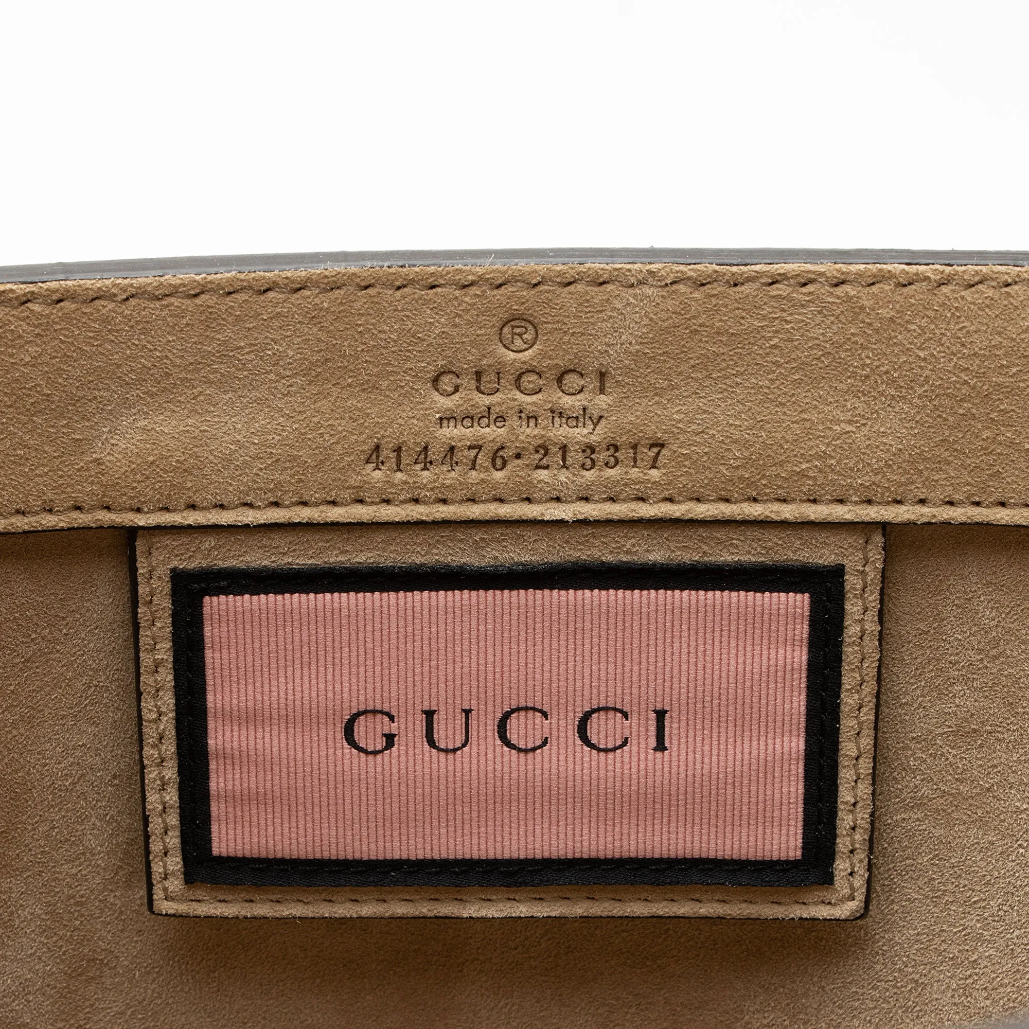 Gucci Leather Ghost Medium Tote