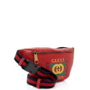 Gucci Leather Logo Belt Bag (SHF-hKYC3Q)