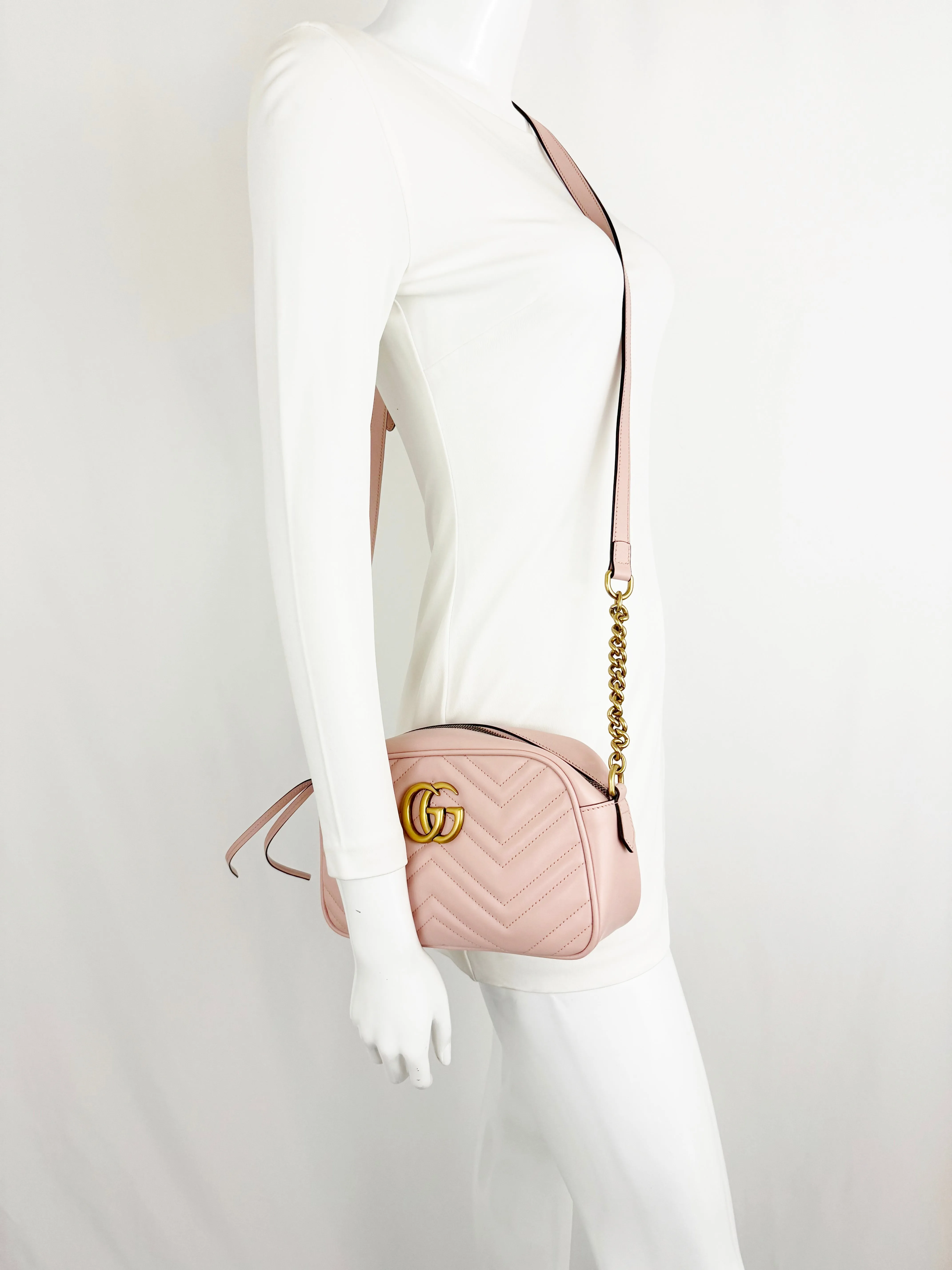 Gucci Marmont Matalasse Crossbody Bag