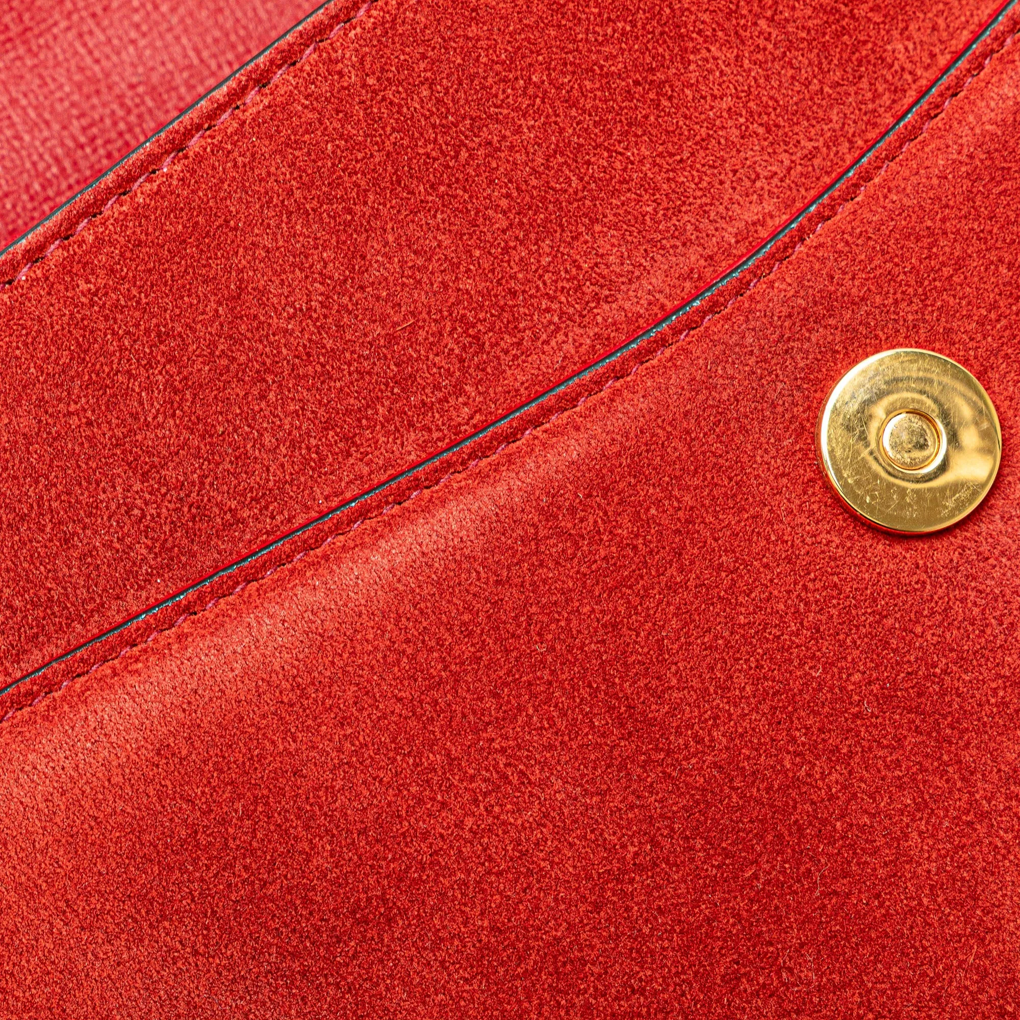 Gucci Small Suede GG Ring Torchon Crossbody