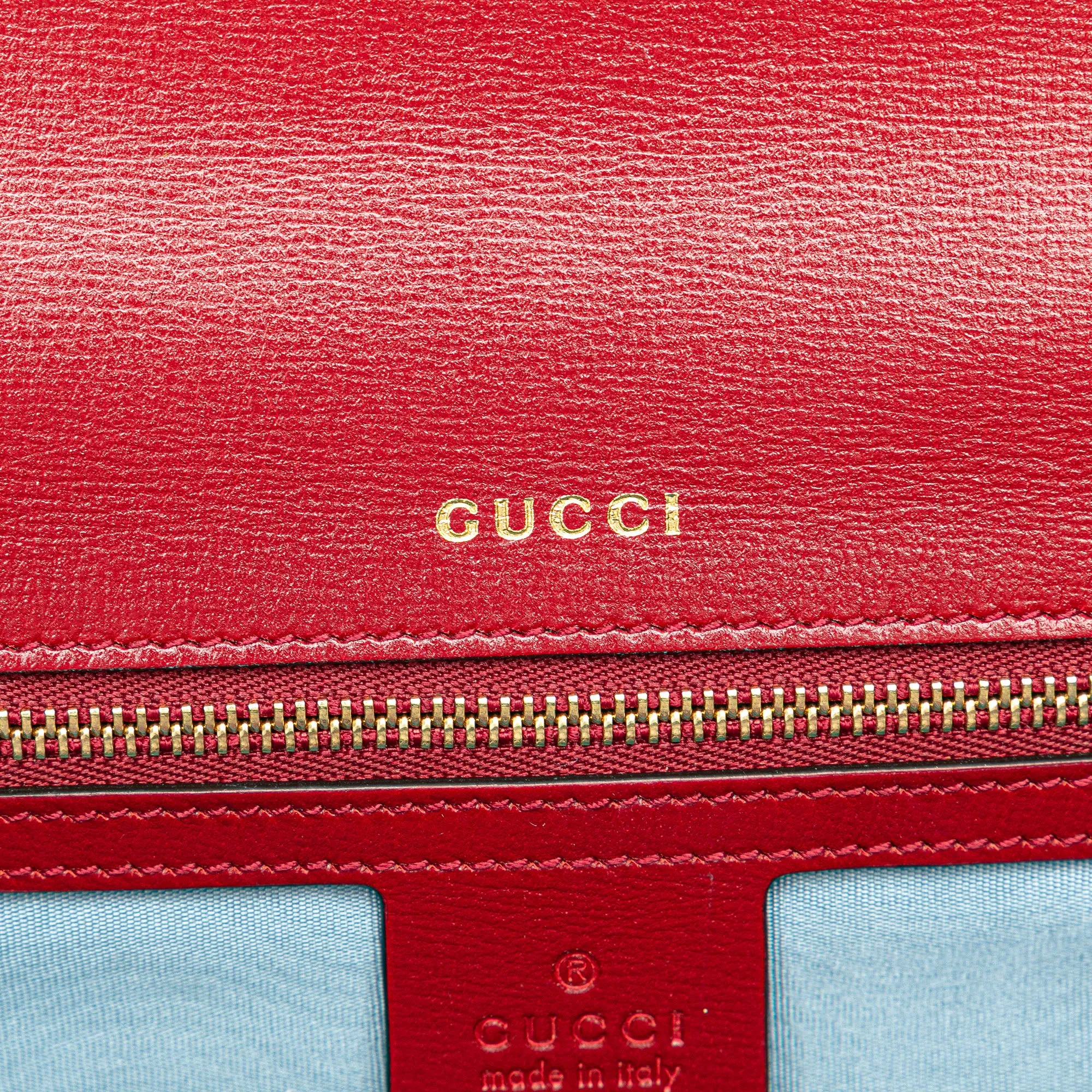 Gucci Small Suede GG Ring Torchon Crossbody