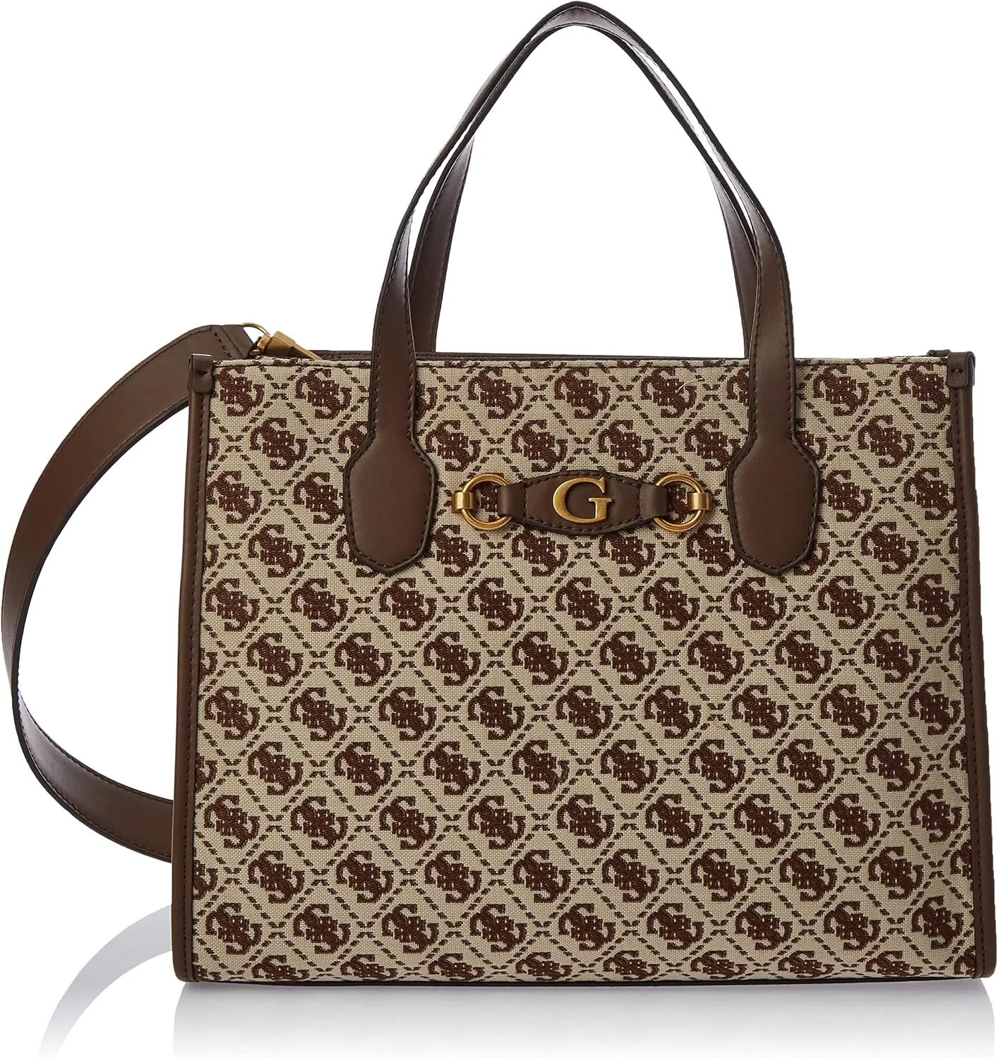 GUESS Izzy 2 Compartment Tote, Dove Logo