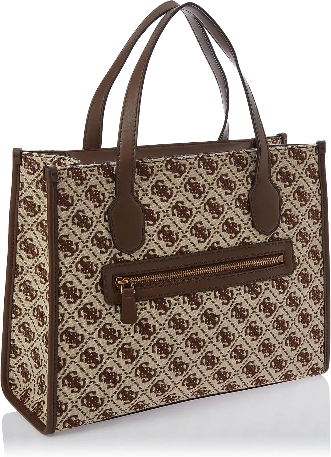 GUESS Izzy 2 Compartment Tote, Dove Logo