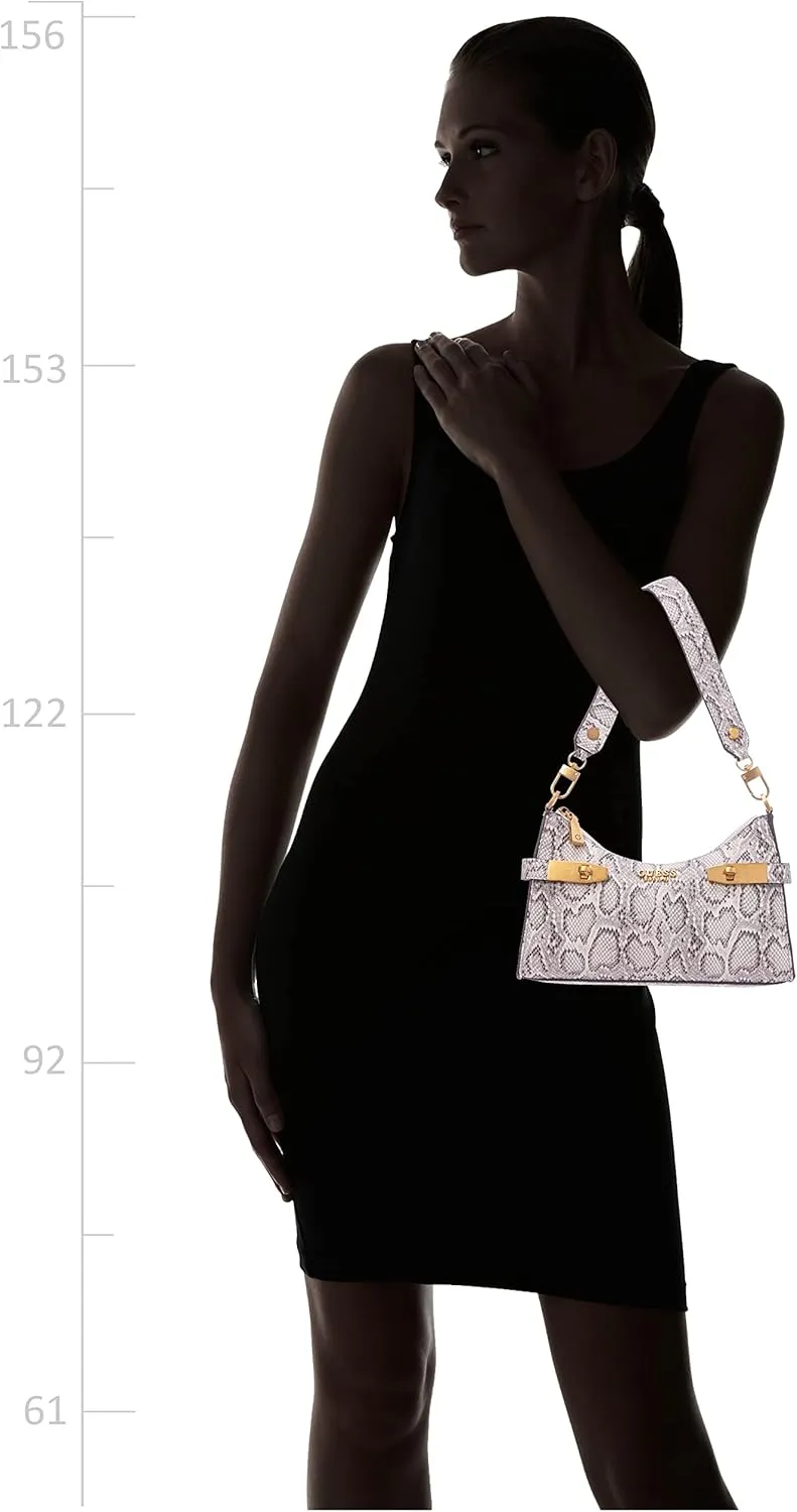 GUESS Zadie Logo Top Zip Shoulder Bag