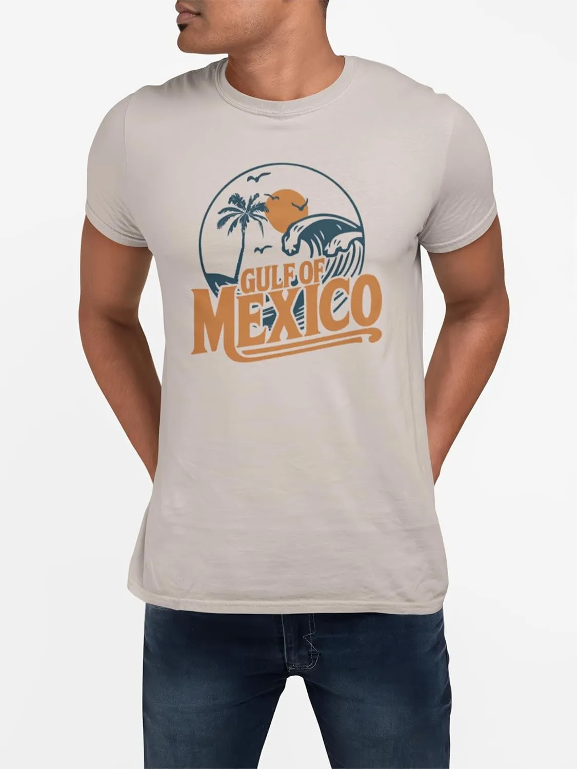 Gulf of Mexico Forever T-Shirt, Vintage Beach Tee, Summer Shirt, Retro Travel Vacation Coastal Art Tee - Meandering Annie