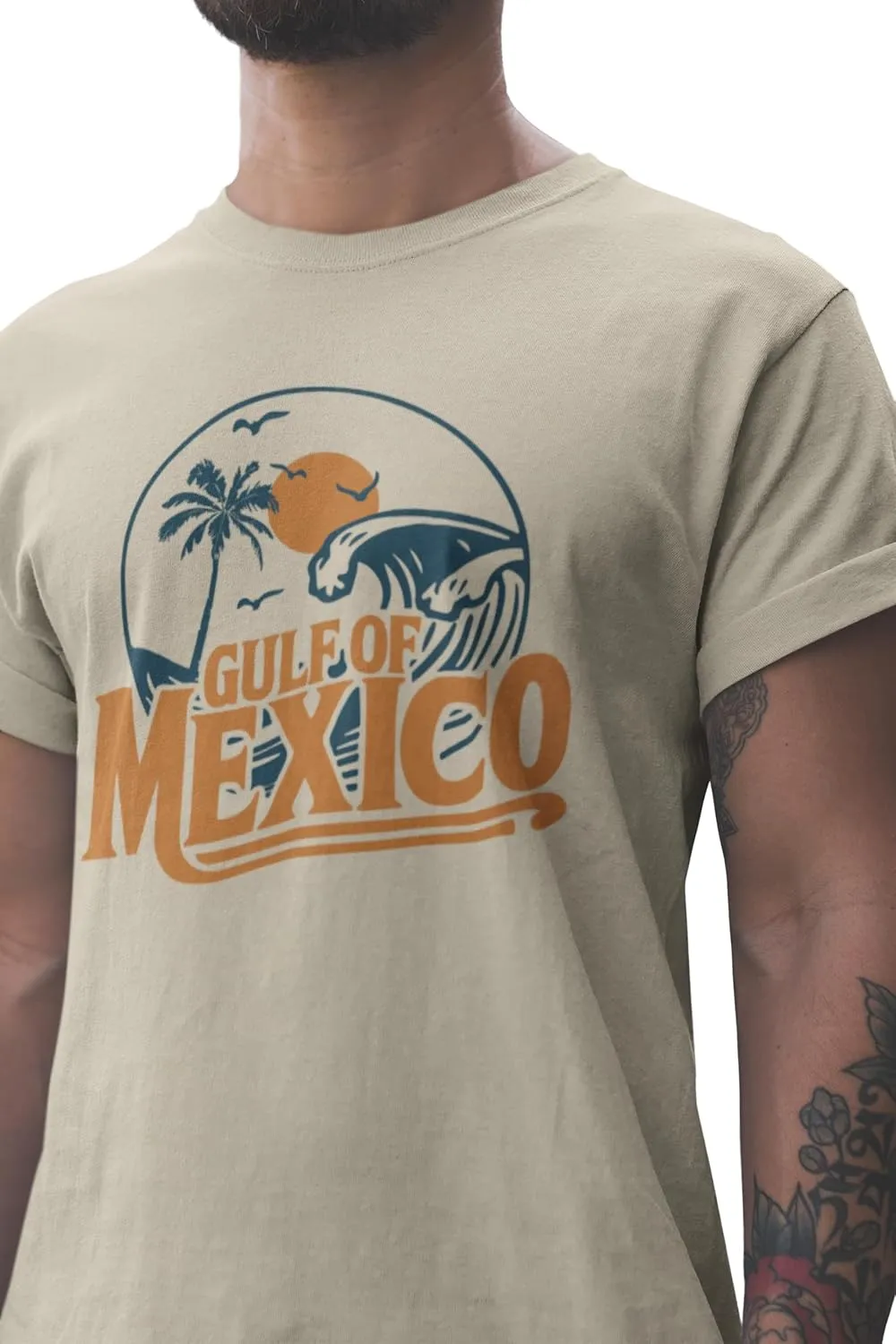 Gulf of Mexico Forever T-Shirt, Vintage Beach Tee, Summer Shirt, Retro Travel Vacation Coastal Art Tee - Meandering Annie