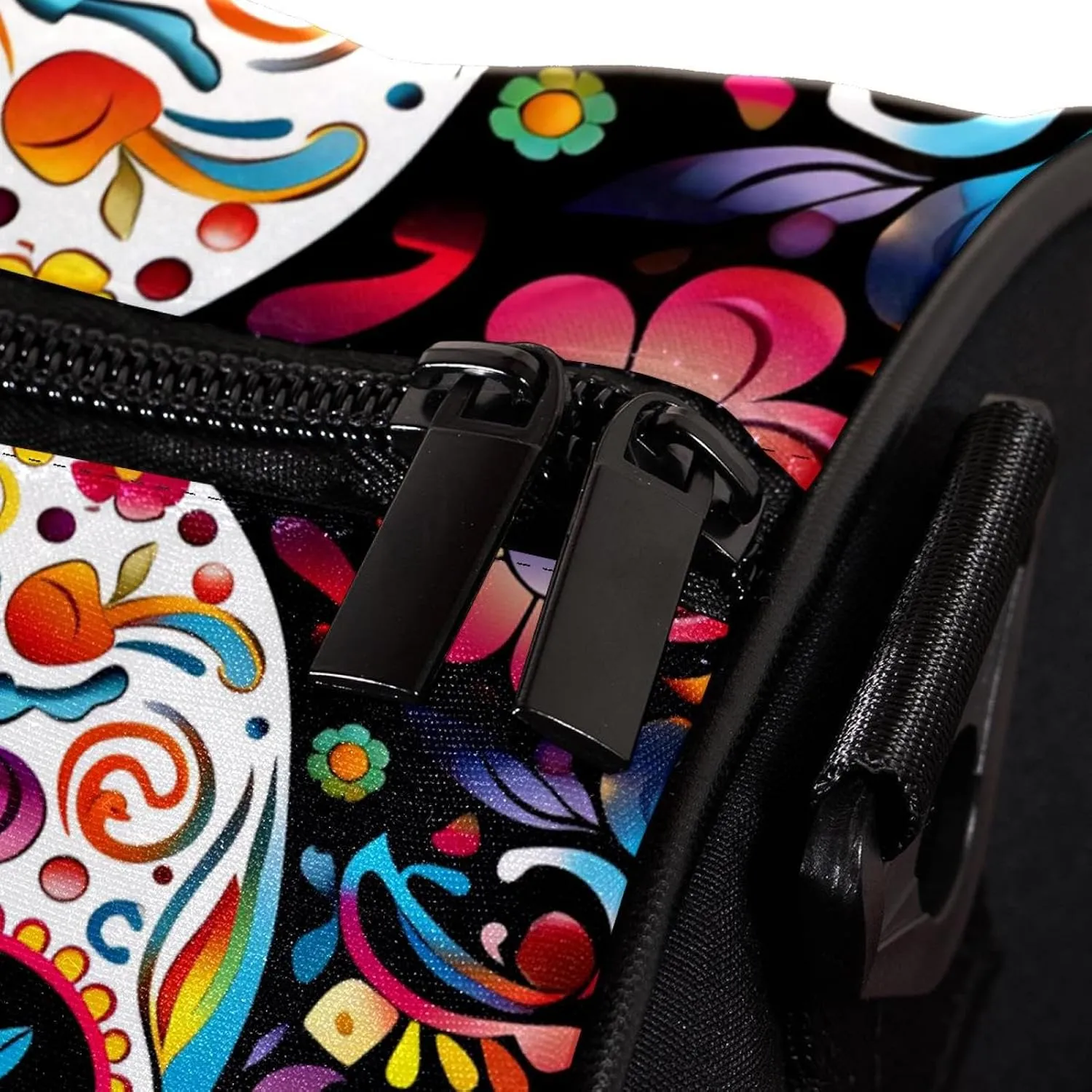 Gym Bags for Women,Duffle Bag for Travel,Ethnic Style Sugar Skull,Gym Bag for Men