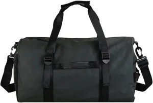Gym Sport Men Waterproof Oxford Handbag Big Travel Luggage Duffel For Women Sports Bag With Shoe Compartment (Champagne)