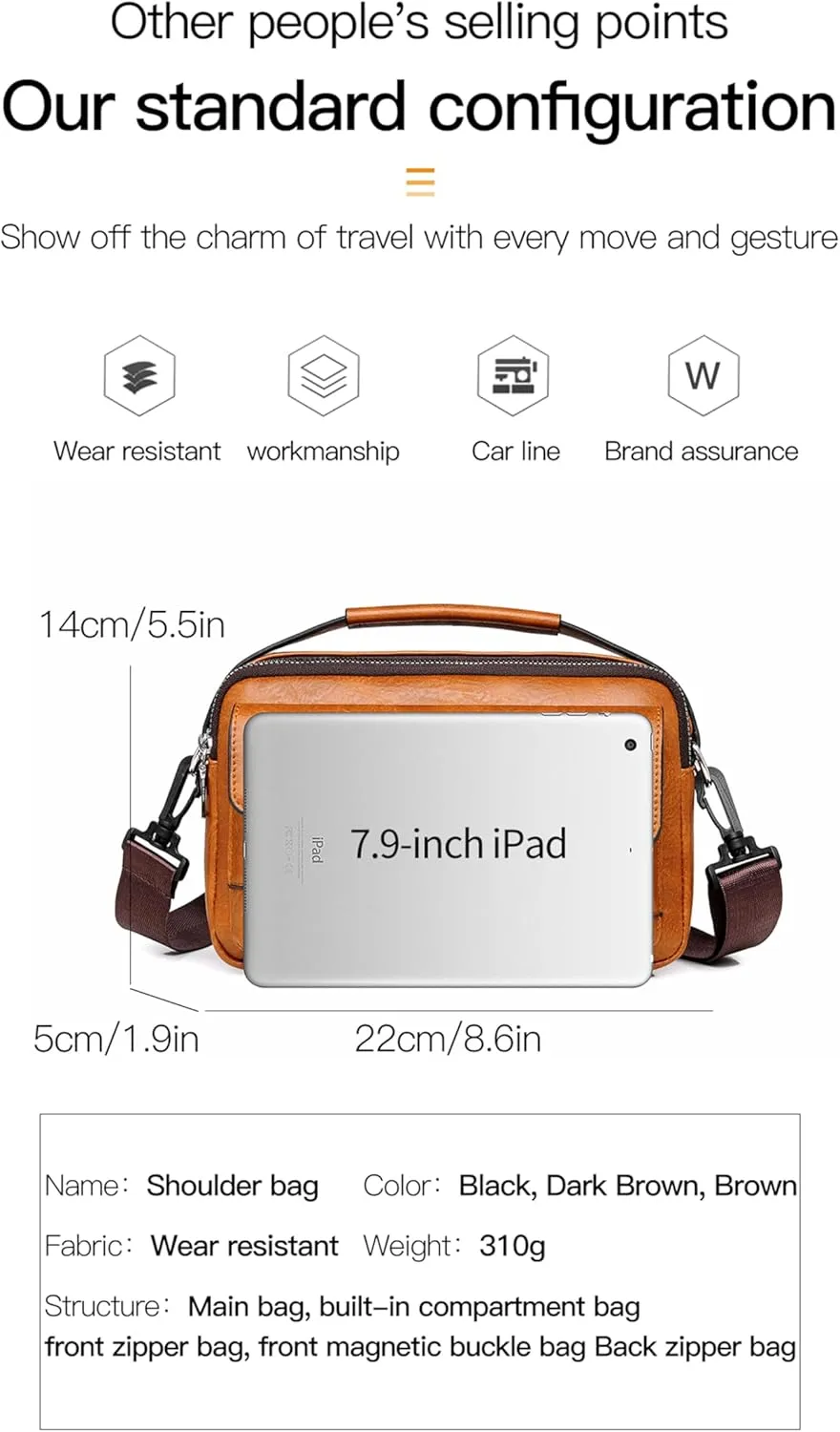 Hand Bags Leather Crossbody Street Commuter Shoulder Bags