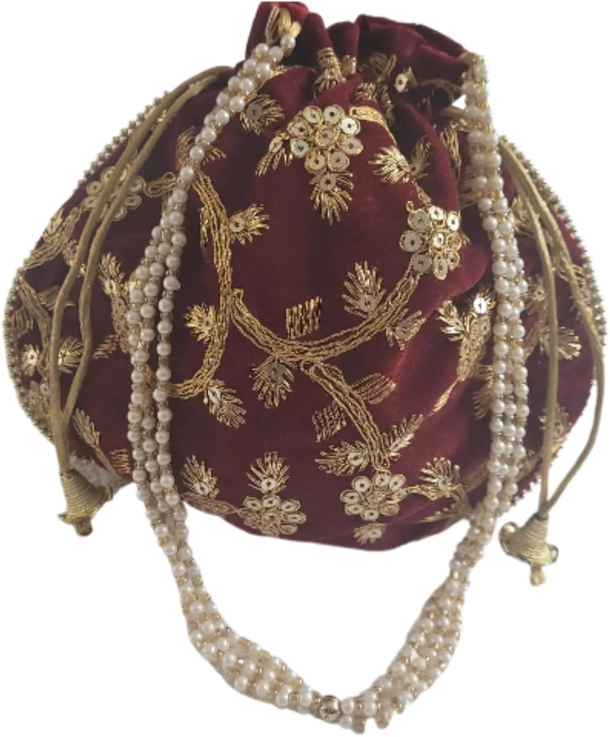 Handcrafted Women Potli Bag Purse Handbag Indian velvet Party Wedding Clutch Bag Traditional Return gift