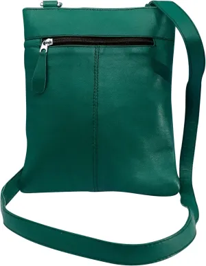 Handmade Real Leather Cross Body Bag Messenger Bag Soft Shoulder Bag Organizer For Ladies Mens Unisex New