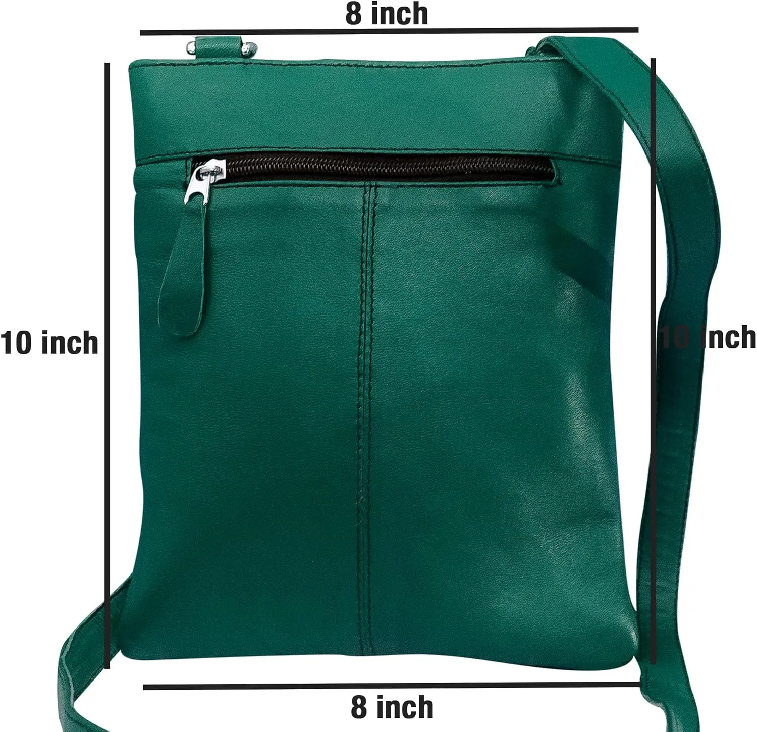 Handmade Real Leather Cross Body Bag Messenger Bag Soft Shoulder Bag Organizer For Ladies Mens Unisex New