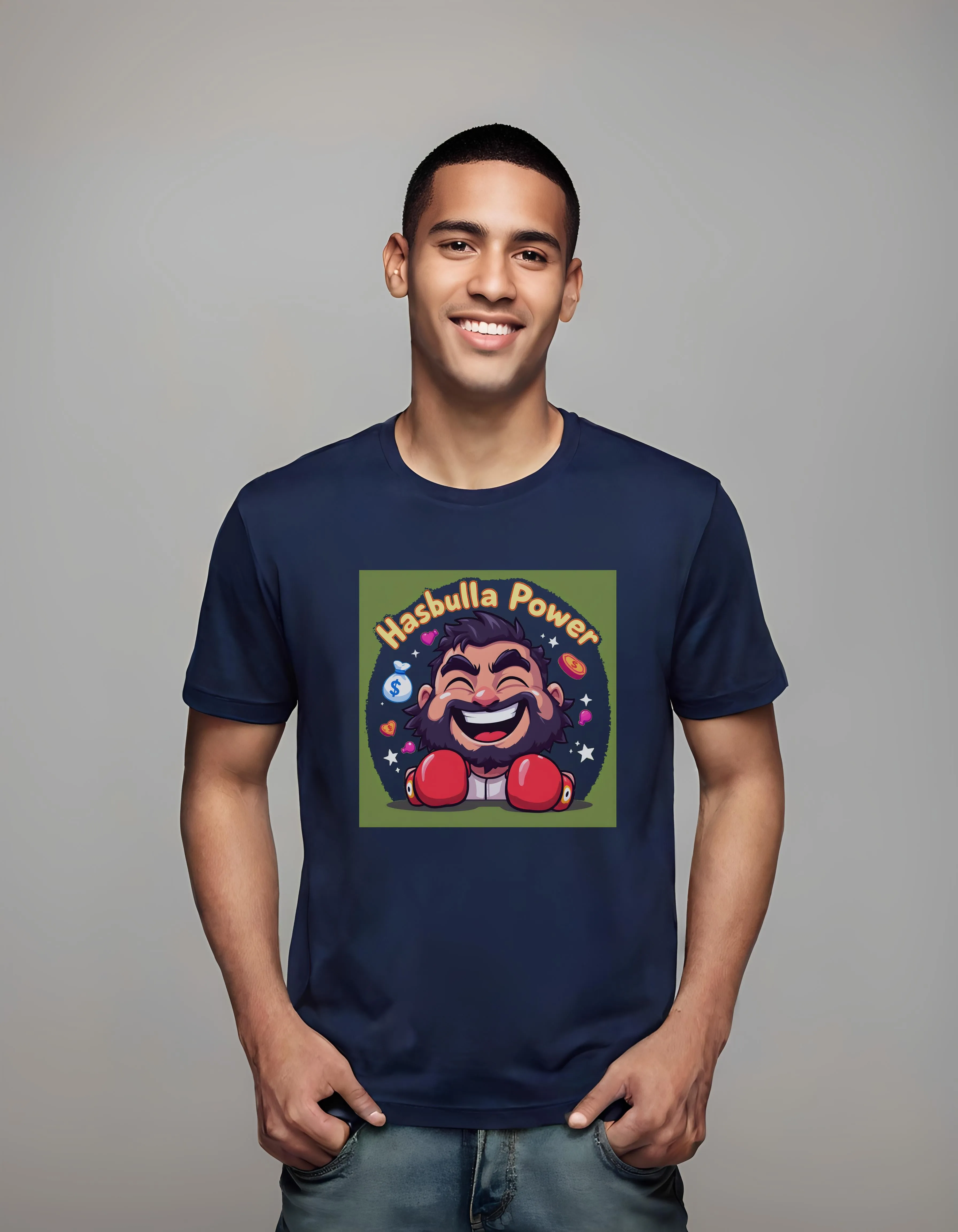 Hasbulla Power Cartoon Design | Classic T-Shirt (Unisex)