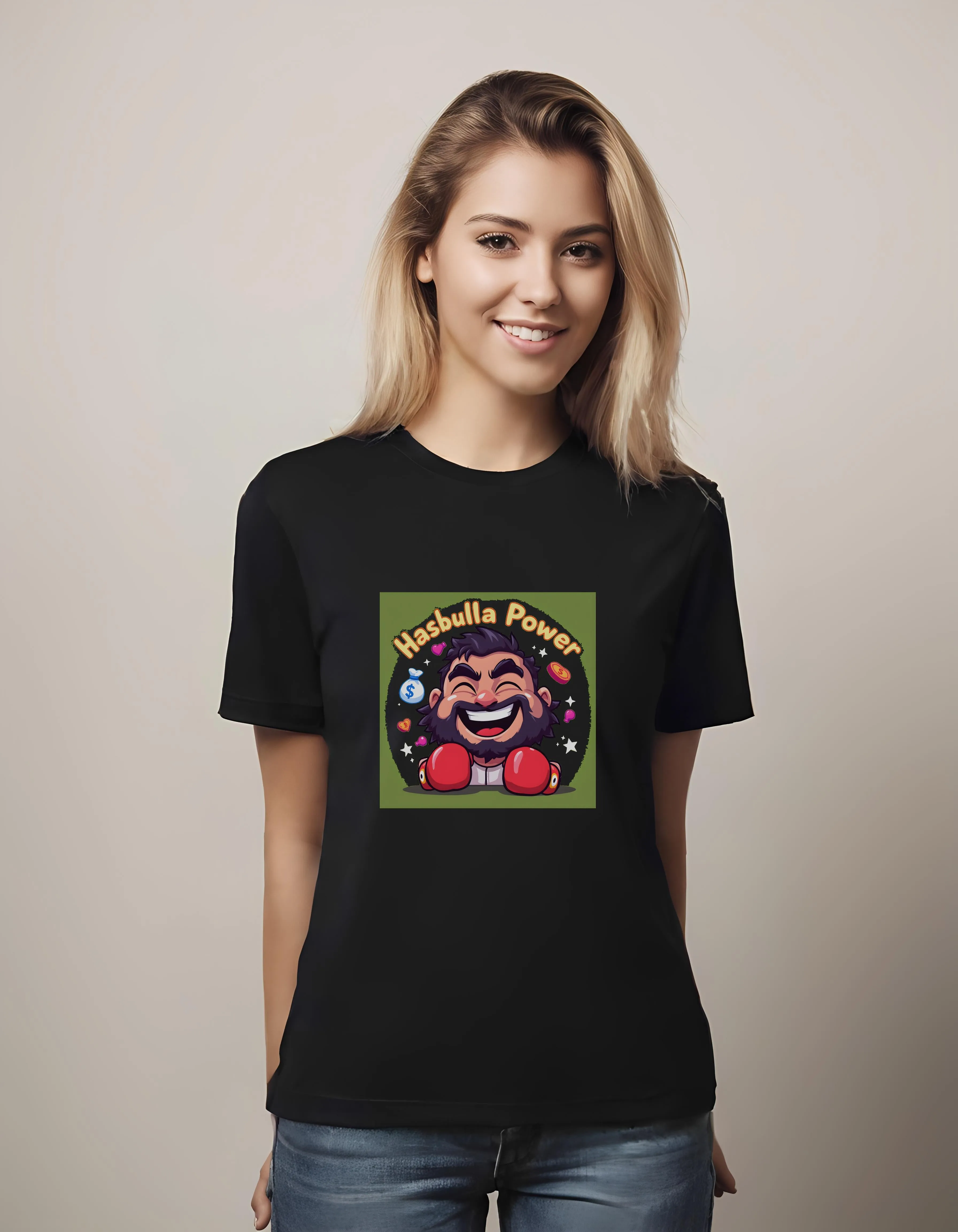 Hasbulla Power Cartoon Design | Classic T-Shirt (Unisex)